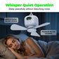 💡49% OFF NOW ! ⚡ Rechargeable Ceiling Fan with LED Lights – Dual-use cooling & lighting, long battery life, portable hanging design ✨