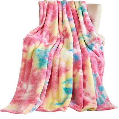 ❄️SUMMER HOT SALE🌀 Ultra-Soft Tie-Dye Plush Throw Blanket