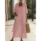 Women's Casual Dress & Cardigan 2-Piece Set