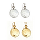 💫Vintage Hammered Metal Drop Earrings– Lightweight Geometric Statement Jewellery ✨