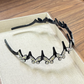 🎁New Arrival 50% OFF💥Wavy Crystal Headband Set - Lightweight Non-Slip Girly Feminine Hair Accessory, Sparkling Crystal-Accented Wave-Shape Band for Weddings & Everyday Wear, Girly Feminine Items