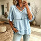 🌸Best Sellers-Women's Bohemian Hollow-Out Fringe Top