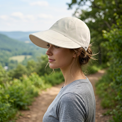 🎁New Arrivals 50% OFF💥Women’s UPF 50+ Elegant Foldable Sun Hat – Wide-Brim Cotton Bucket Hat with Neck Flap & Adjustable Strap 🌞🇬🇧 | Packable, Breathable & Beach-Ready