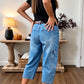 👖 50% RABATT! 🌸 Women's Casual Stretchy Cropped Denim Pants – Comfortable & versatile – Perfect for casual days, summer outings or office chic – breathable and stylish ✨🌿