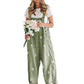 👖Women's Floral Print Loose-Fit Denim Overalls