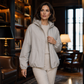 Women's Lightweight Short Windbreaker Jacket 