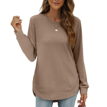 ✨ Women's High-Low Hem Long-Sleeve Tops: Effortless Style for Everyday Wear 👚