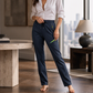 ✨ Women's Straight-Leg Sports Pants with Zipper Pockets: Breathable & Flattering 👖