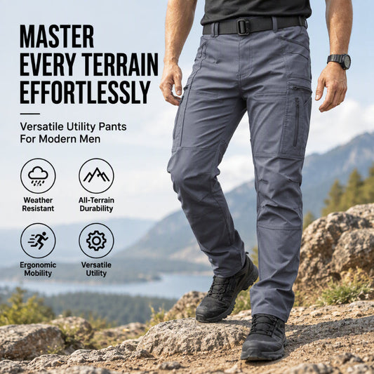 ✨ Men's Outdoor Slim Fit Tactical Cargo Pants — Versatile & Comfortable 👖
