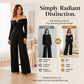 ✨ Women's Chic Off-Shoulder Sequined Jumpsuit — Elegant & Eye-Catching 🌟