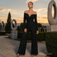 ✨ Women's Chic Off-Shoulder Sequined Jumpsuit — Elegant & Eye-Catching 🌟