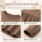 ✨ Women's Casual Knit Dress — Comfortable Stretch & Elegant Drape ☕