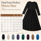 ✨ Women's Casual Knit Dress — Comfortable Stretch & Elegant Drape ☕