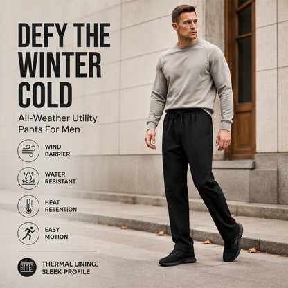 ✨ Men's Thermal Utility Pants — Wind Barrier, Heat Retention & Easy Motion ✨