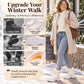✨ Women's Plush-Lined Ankle Boots — Water-Resistant & EVA Sole 🌟
