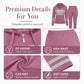 Women's Hooded Sweatshirt & Pants 2-Piece Set