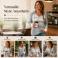 ✨ Effortless Style, Everyday Comfort: Women's Open-Knit Hoodie ☕