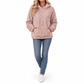 ✨ Women's Textured Knit Hoodie — Soft Plush & Relaxed Fit ✨