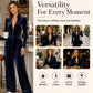 ✨ Women's Slim Fit Velvet Jumpsuit — Premium Soft Knit & Zip Detail ✨