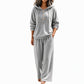✨ Women's Hoodie & Wide-Leg Lounge Set: Soft Knit & Relaxed Fit 🛋️
