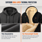 ✨ Men's Casual Thick Hooded Zip-Up Sweatshirt — Windproof & Heavyweight 🎯