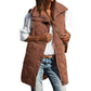 ✨ Women's Mid-Length Zip Vest — Warm, Versatile & Chic 🌟