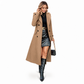 ✨ Elegant Commuter Coat: Women's Textured Double-Breasted Longline Coat ☕