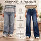 ✨ Women's Fleece-Lined Wide-Leg Jeans — Warm, Cozy & Chic 🌟