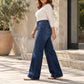 ✨ Women's Fleece-Lined Wide-Leg Jeans — Warm, Cozy & Chic 🌟