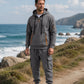 ✨ Men's Zip-Up Hoodie & Cargo Pants Set — Contrast Zippers & Soft Touch ✨