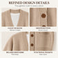 ✨ Women's V-Neck Knit Cardigan — Cozy, Pockets & Chic 🌟